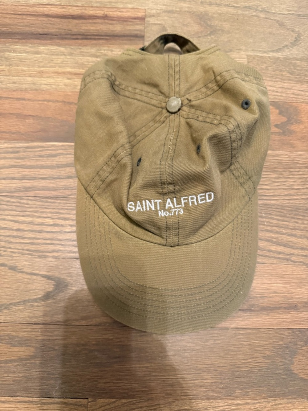 Olive Baseball Cap — Classic Logo Dad Hat